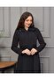 Hooded Belted Hijab Coat - 1231 - 7