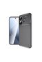 Redmi 13 4g Case Carbon Fiber Patterned Camera Protected Colorfast Black Silicone Cover - 2