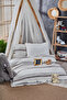 Buttoned Wooden Baby Duvet Cover Set (with Sheets)