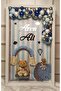 Baby Door Ornament Bumble Silver Blue - 3