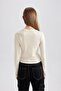 Crew Neck Printed Ribbed Camisole T-Shirt - Long Sleeve B4405ax23au - 5