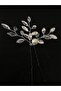 Completely Handmade, Stylish and Elegant Wedding and Engagement Bridal Crown and Hair Accessory with Crystal Stones - 2