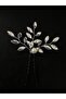 Completely Handmade, Stylish and Elegant Wedding and Engagement Bridal Crown and Hair Accessory with Crystal Stones