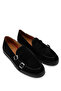 Men's Genuine Leather Black Suede Casual Shoes - 2