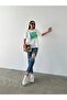 Ripped and Dirty Hem Mom Jeans Dark Blue - 7