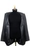 617 Men's Anthracite Baby Collar BATTAL Coat - 4