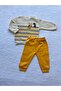 Baby boy friends printed sweatshirt & sweatpants 2-piece set - 6