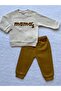 Baby Boy Mama's Embroidered 2-Piece Sweatshirt and Pants Set 4 - 7