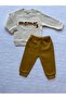 Baby Boy Mama's Embroidered 2-Piece Sweatshirt and Pants Set 4 - 5