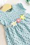 Polka Dot Patterned Floral 2-Piece Summer Girl's Suit Children's Dress - 3