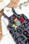 Figure Embroidered Baby Boy Jumpsuit Salopet Set - 2
