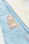 Teddy Bear Figured Knitwear Baby Blanket - 6