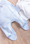 2-Piece Long Sleeve Baby Boy Jumpsuit Set with Teddy Bear Figure - 4
