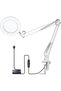 Foldable 8X Magnifying Led Facial Care Beauty Tatto Led Desk Lamp - 3Color Modes,10 Levels of Light