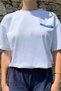 Unisex HI Crew Neck 100% Cotton Relaxed Fit Short Sleeve Basic White t-shirt - 4