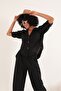 Linen Fabric Crop Oversize Women's Shirt - 8