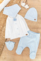 Bow Tie Cotton 5 Piece Baby Boy Hospital Outlet Baby Set