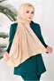 Amor Dark Beige Harem Scarf - Shawl Model - 2