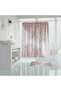 Bathroom Curtain 1X180X200 Single Panel Shower Curtain with Rings Gift Shower Cabin Curtain Dotted - 3