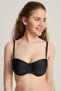 Women's Black Push-Up Padded Strapless Bra 350620   New Season (1 Economic) - 2