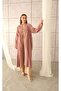 Hijab Cap & Ferace - Dusty Rose 100% Cotton Muslin Fabric