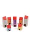 Wooden House Painting Set Wooden Blocks Painting Set Montessori - 2