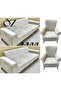 Velvet Sofa Cover Elastic Sofa Cover Set 3+3+1+1 Sofa Cover Is Stain-Resistant and Does Not Pill. - 3