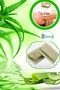 100% Handmade Natural Loofah Fiber Pure Aloe Vera Extract Repairing Milky Aloe Vera Soap - 4