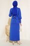Women's pearl embellished special occasion hijab dress - 3