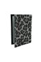Leopard Patterned Stoned Licence Conditioner Container Black and Gray Tone Bekaks - 3