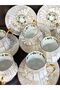 Porcelain Hand-Painted Bride Six-Piece Coffee Cup Set - 2