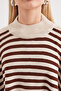 15783 Slit Poncho Sweater - F.Beige - 5