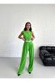 Women's Vest Vest Set with Linen Detail - 3