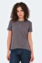 Viraj Women's Dark Gray T-Shirt