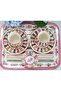 Raduga Porcelain Double Cup Set with Hand Painted Tray - 3