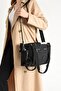 Ultra Light Waterproof Multi-Pocket Shoulder Bag Black (Model: 571-5F)