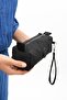 Single compartment pen holder (washable and waterproof, makeup bag) black (model: 571-15h) - 3