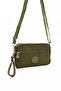 Cross Strap Three Compartment Wallet Phone Holder Green (Model: 571-15E) - 5