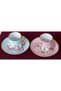 Saray Porcelain Hand Painting Set of 2 Coffee Cups