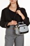 Patterned Women's Bag - Crossbody, Hand and Shoulder Carrying - 7