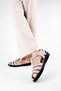 Verlay Light Sole Women's Genuine Leather Cage Detailed Velcro Sandals 3332 - 4