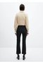 Sienna Flare Crop Waxed Jean Trousers - 4