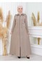 Women's Removable Hooded Zippered Prada Topcoat 1200