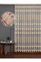 Don't Want to Iron Beige Tape Tulle Curtain with Skirt Lead, Suitable for Living Room Guest Bedrooms