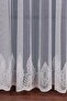 Plain Skirt Damaks Pattern Knitted Tulle Curtain 300x250cm 1/2 Sparse Pleat Elısıon00801 - 5