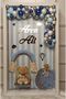 Baby Door Ornament Bumble Silver Blue