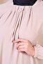 Hijab Comfortable Fit Women's Large Size Dress Viscose Stone - 3