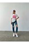Ripped and Dirty Hem Mom Jeans Dark Blue - 3