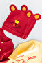 I Love Dad Fan Yellow Red Double Baby Jumpsuit Set - 6
