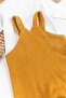 Teddy Bear Embroidered Baby Boy Jumpsuit Salopet Set - 5